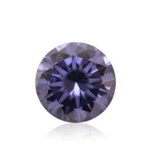 0.28 Carat Fancy Deep Grayish Bluish Violet Round Diamond VS2 GIA & ARGYLE