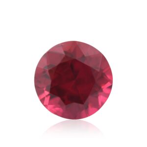 0.66 Carat Red MOZAMBIQUE Round Ruby