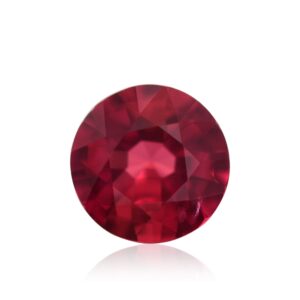 0.67 Carat Red MOZAMBIQUE Round Ruby