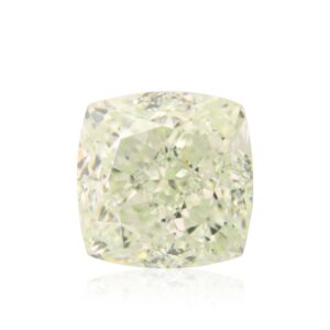 1.10 Carat Fancy Light Green Cushion Diamond VS1 GIA