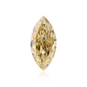 1.21 Carat Fancy Brownish Yellow Marquise Diamond VS2 GIA