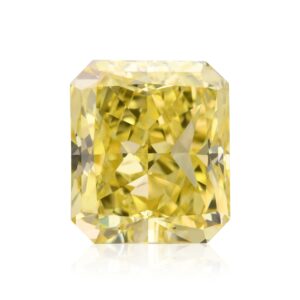 1.31 Carat Fancy Intense Yellow Radiant Diamond VS2 GIA