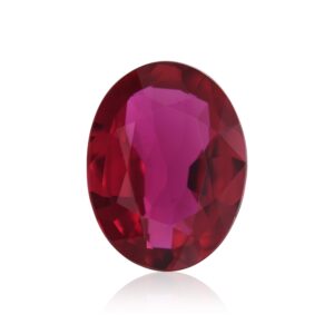 1.64 Carat Red MOZAMBICAN Oval Ruby CD