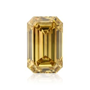 1.70 Carat Fancy Brown Yellow Emerald Diamond VS1 GIA