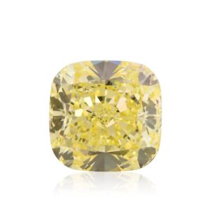 13.13 Carat Fancy Intense Yellow Cushion Diamond VS1 GIA