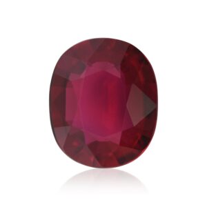 2.13 Carat Red MOZAMBICAN Oval Ruby AGL & GRS No Heat