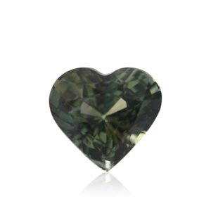 2.55 Carat Green MADAGASCAR Heart Sapphire