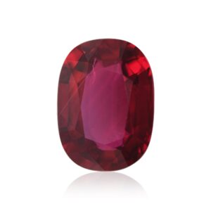 3.03 Carat Red MOZAMBIQUE Cushion Ruby AGL